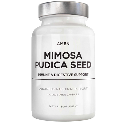 Amen Organic Mimosa Pudica Seed, 120 capsules — front