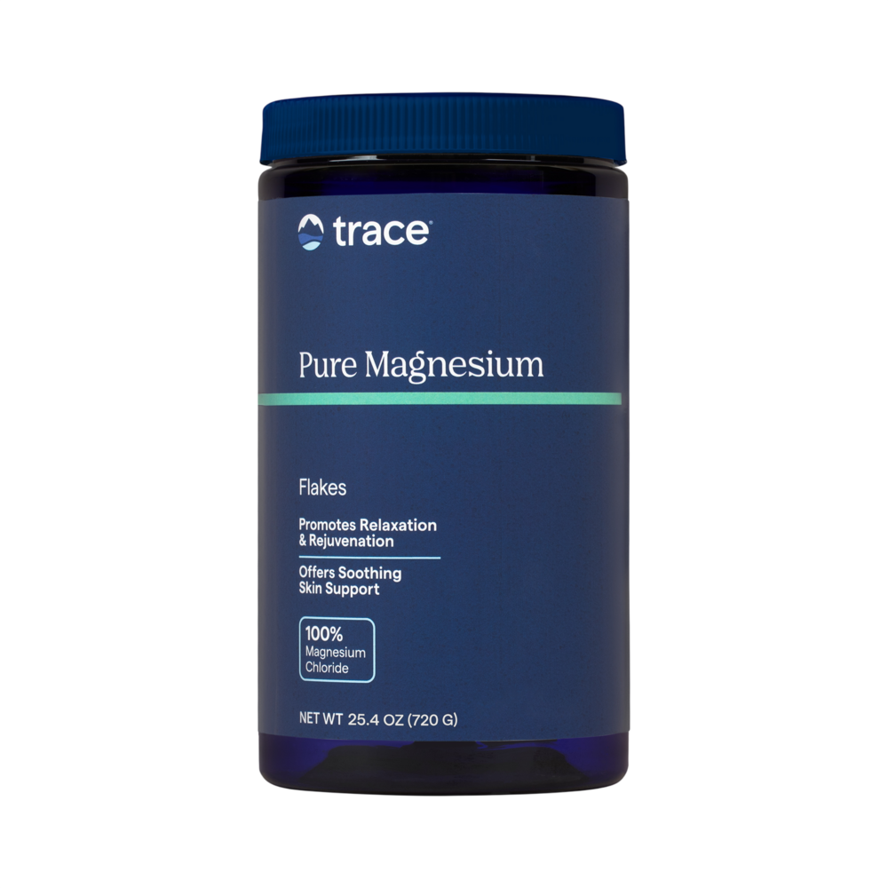 Magnesium Flakes, 720 g Powder , Brand_Trace Minerals Form_Powder Size_720 g