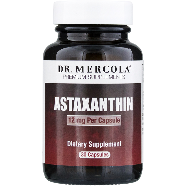 Astaxanthin 12mg, 30 Capsules
