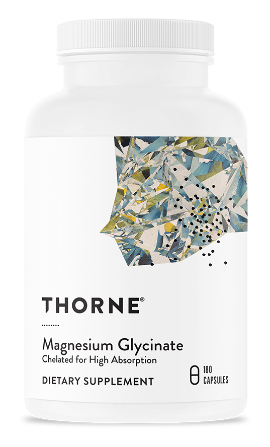 Magnesium Glycinate, 180 Capsules , Brand_Thorne Research Form_Capsules Size_180 Capsules