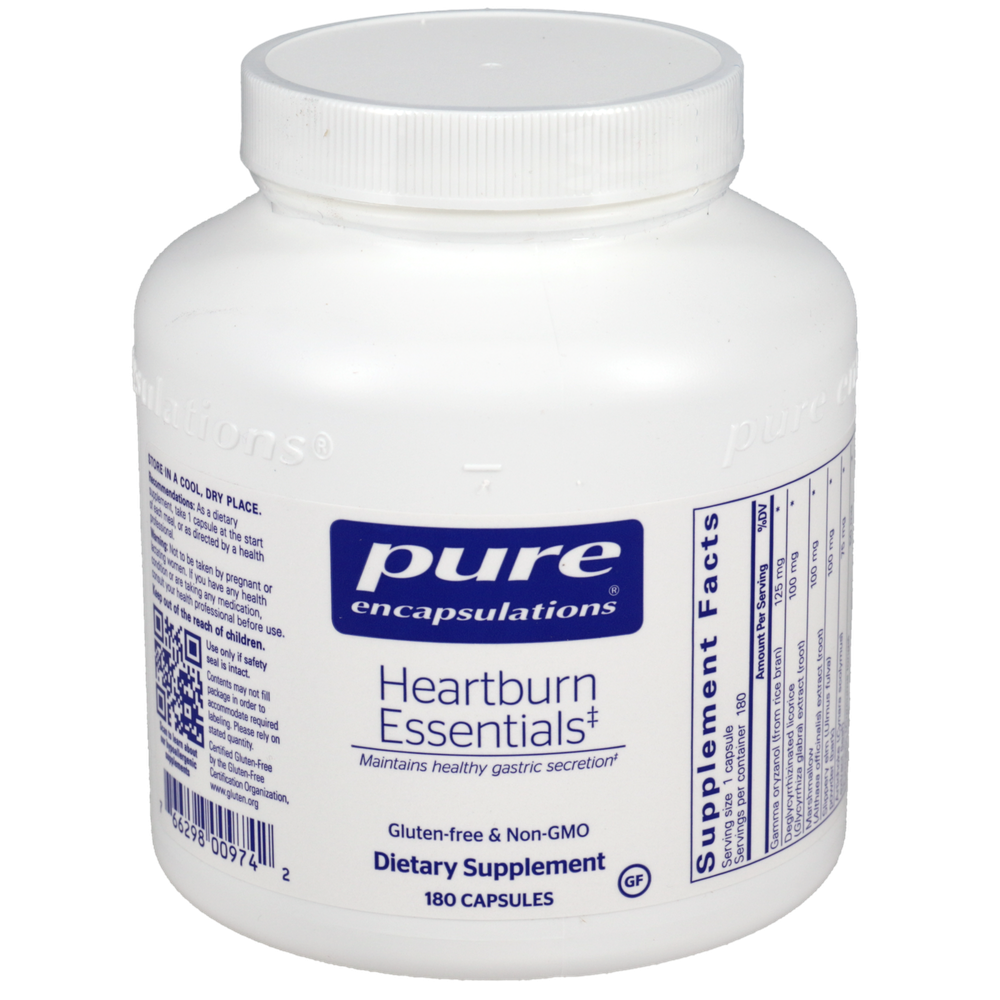 Heartburn Essentials‡, 180 Capsules , Brand_Pure Encapsulations caps Form_Capsules Not Emersons Size_180 Caps