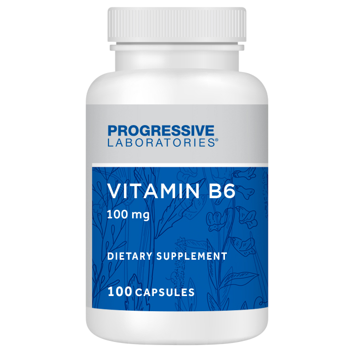 Vitamin B-6, 100 Capsules , Brand_Progressive Labs capsules Form_Capsules Requires Consultation Size_100 Capsules
