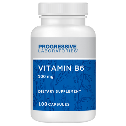 Vitamin B-6, 100 Capsules , Brand_Progressive Labs capsules Form_Capsules Requires Consultation Size_100 Capsules