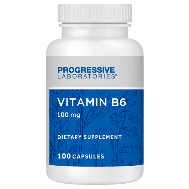 Vitamin B-6, 100 Capsules , Brand_Progressive Labs capsules Form_Capsules Requires Consultation Size_100 Capsules