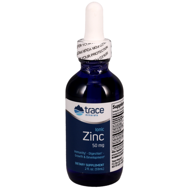 Liquid Ionic Zinc 50mg, 59 mL Liquid , Brand_Trace Minerals Form_Liquid Size_59 mL