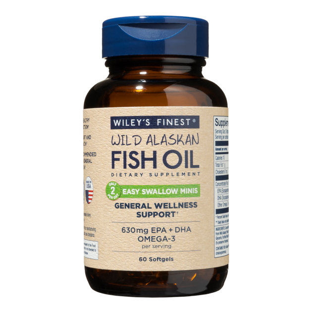 Easy Swallow Minis, 60 Softgels , Brand_Wiley's Fish Oil Form_Softgels Size_60 Softgels