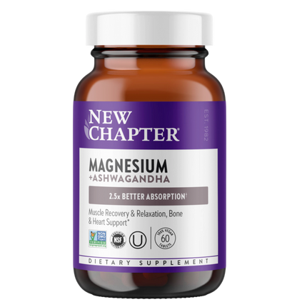 Magnesium + Ashwagandha Tablets, 60 tablets