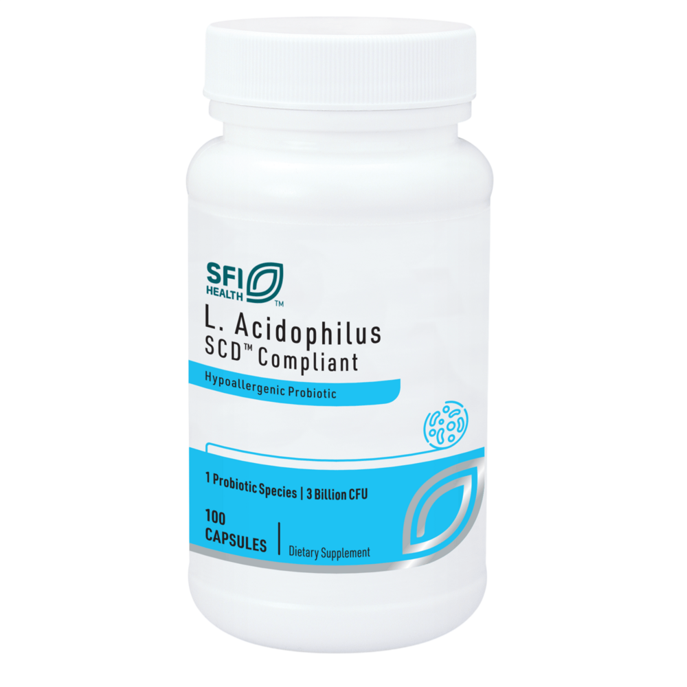 L. Acidophilus SCD Compliant Probiotic, 100 Capsules