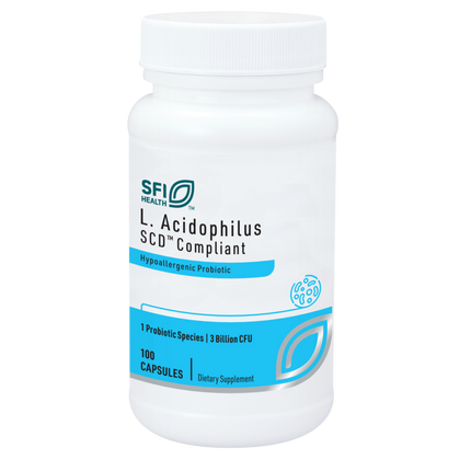 L. Acidophilus SCD Compliant Probiotic, 100 Capsules
