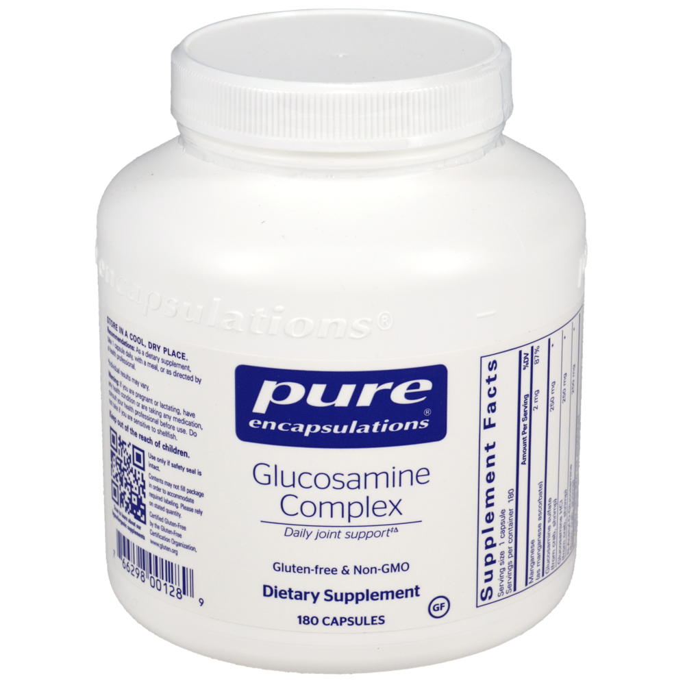 Glucosamine Complex, 180 Capsules , Brand_Pure Encapsulations caps Emersons