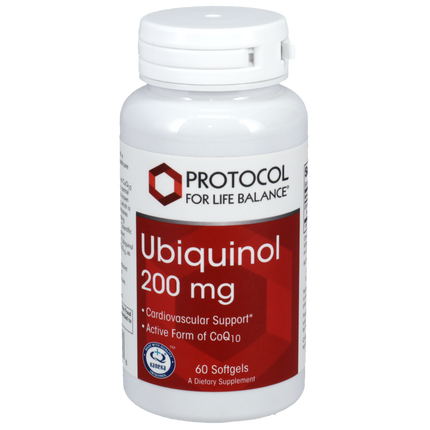 Ubiquinol 200mg, 60 Softgels , Brand_Protocol for Life Balance Form_Softgels Requires Consultation Size_60 Softgels softgels
