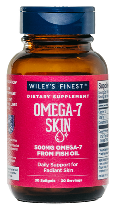 Omega-7 Skin, 30 Softgels , Brand_Wiley's Fish Oil Form_Softgels Size_30 Softgels