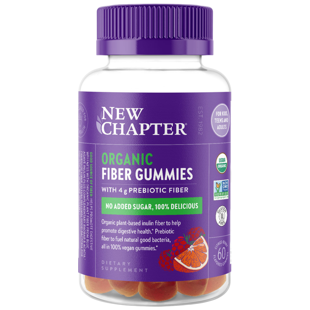 Organic Fiber Gummies, 60 gummies