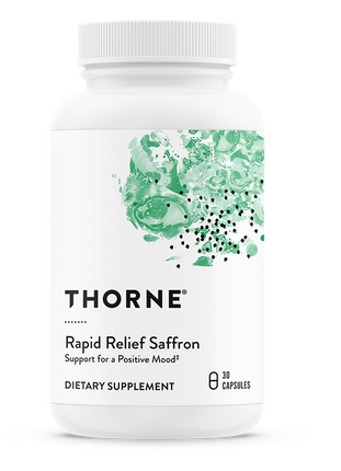 Rapid Relief Saffron, 30 Capsules , Brand_Thorne Research Form_Capsules Size_30 Capsules