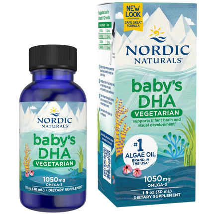 Nordic Naturals Baby's DHA Vegetarian - front of bottle