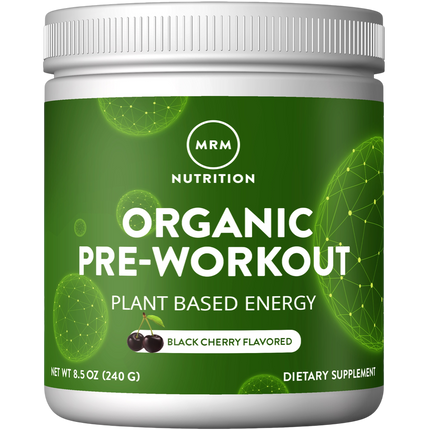 Organic Pre-Workout Black Cherry, 240 Grams