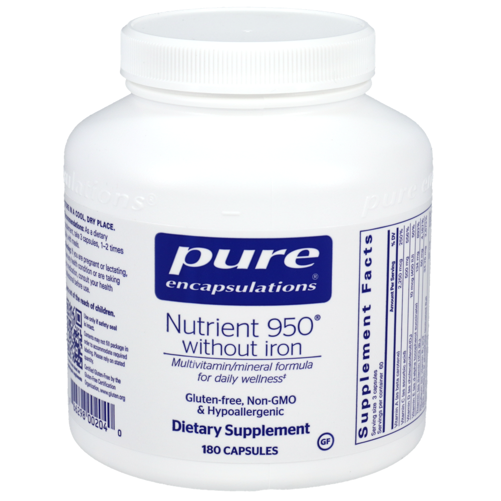 Nutrient 950® without Iron, 180 Capsules , Brand_Pure Encapsulations caps Form_Capsules Requires Consultation Size_180 Capsules
