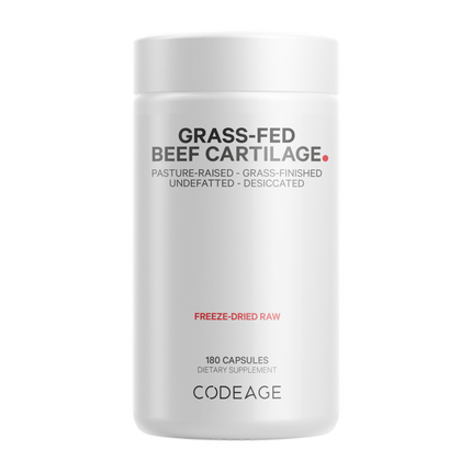 Grass-Fed Beef Cartilage, 180 Capsules
