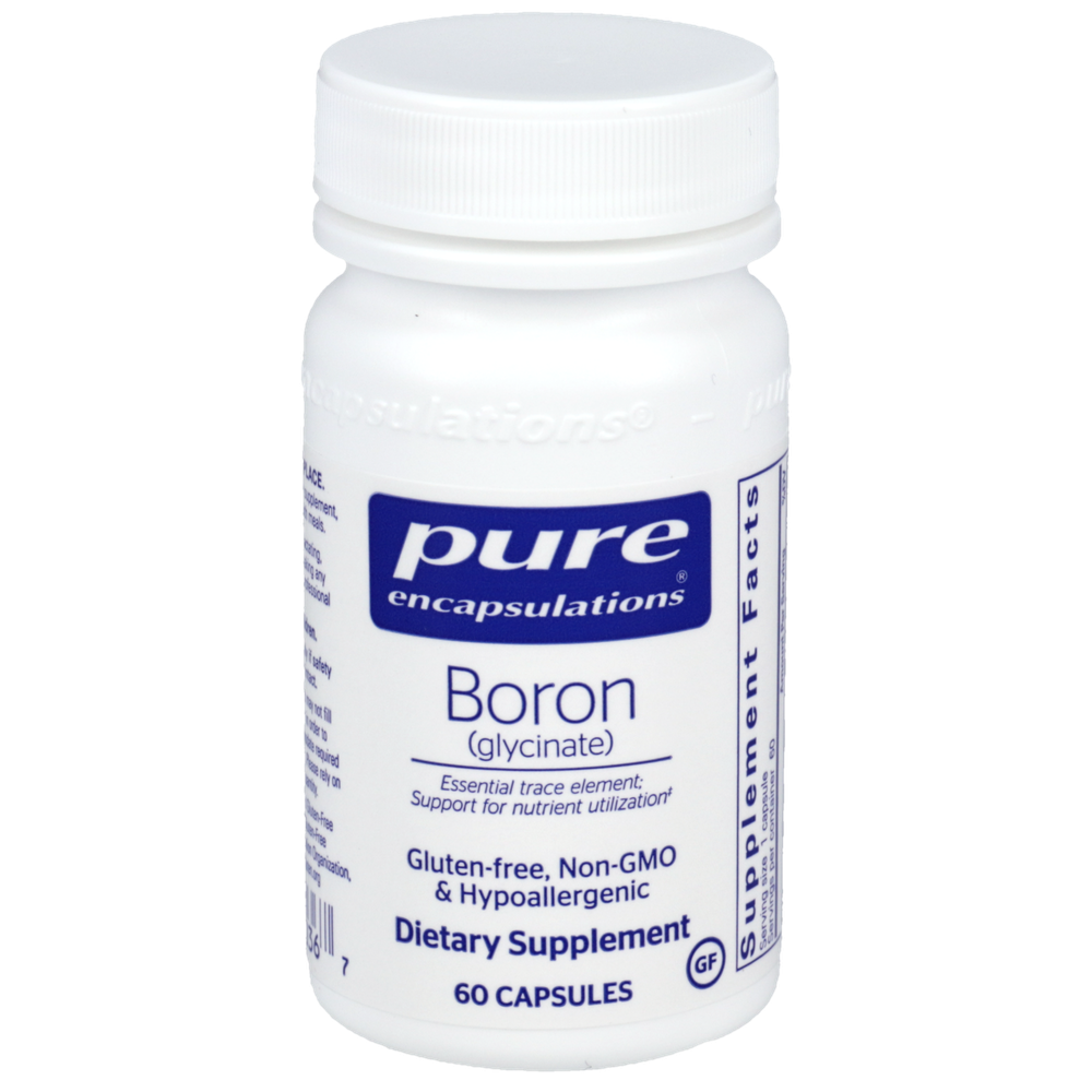 Boron (Glycinate), 60 Capsules , Brand_Pure Encapsulations caps Emersons Form_Capsules Requires Consultation Size_60 Capsules