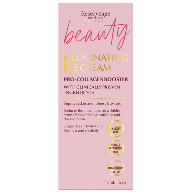 Illuminating Eye Cream with Pro-Collagen, 0.5 Ounces , Brand_Reserveage Form_Topical Size_0.5 Ounces