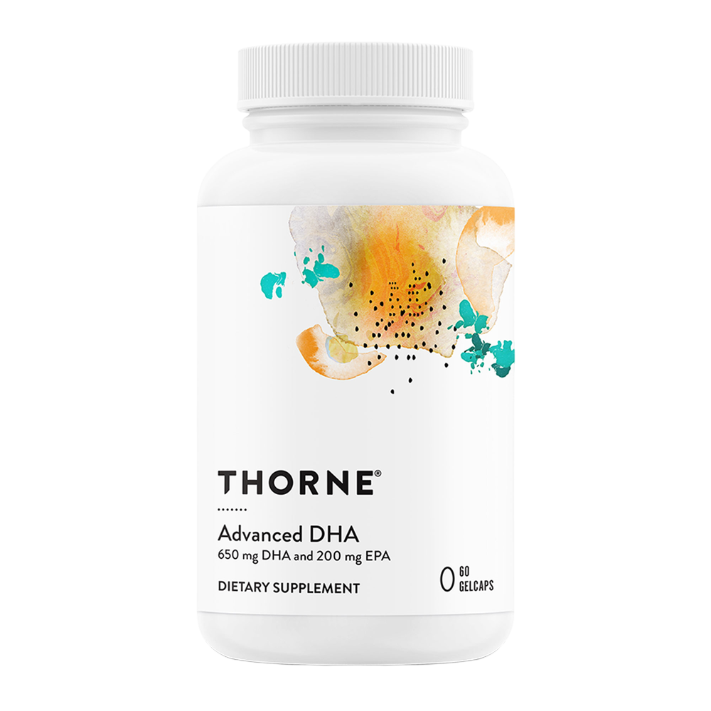 Advanced DHA, 60 Gelcaps , Brand_Thorne Research Form_Gelcaps Size_60 Gelcaps