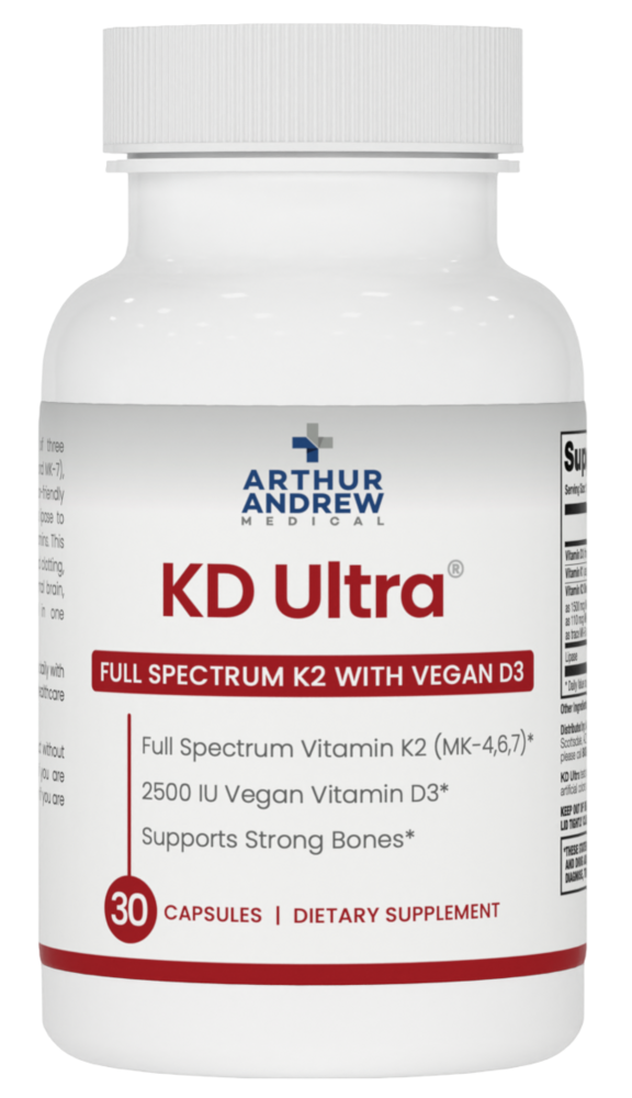 Arthur Andrew Medical KD Ultra, Full Spectrum K2 and Vegan D3 - front