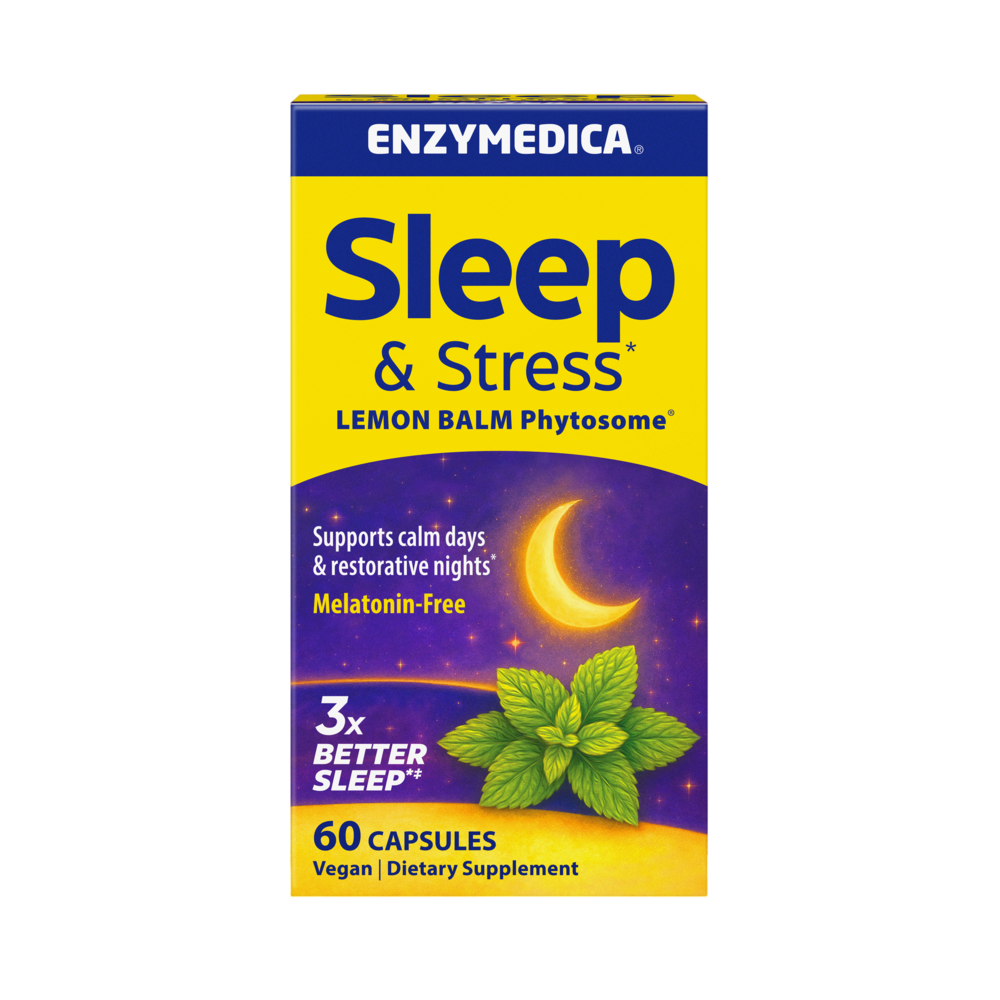 Sleep & Stress (Phytosome Lemon Balm), 60 Capsules