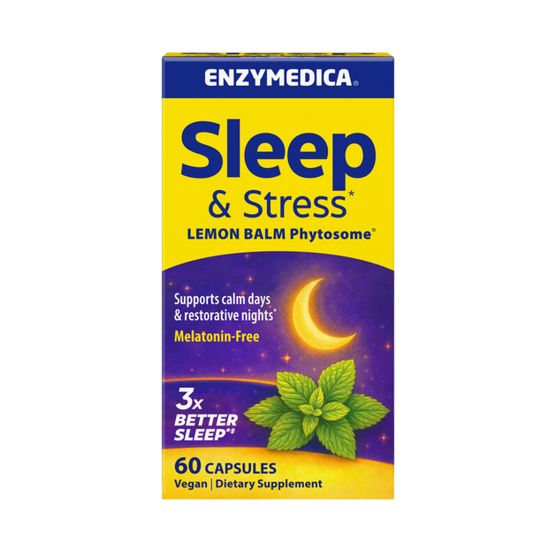 Sleep & Stress (Phytosome Lemon Balm), 60 Capsules