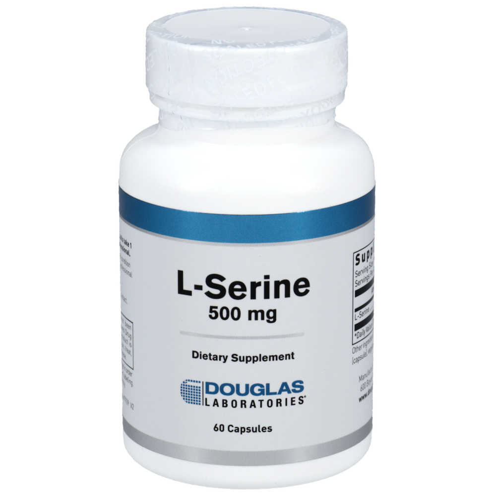 L-Serine 500mg, 60 Capsules