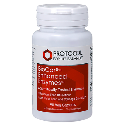 BioCore Enhanced Enzymes, 90 Capsules , Brand_Protocol for Life Balance capsules Form_Capsules Requires Consultation Size_90 Capsules