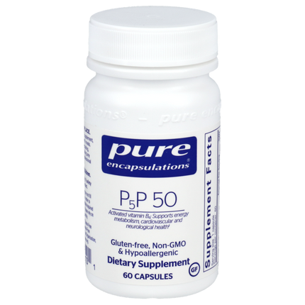 P5P 50, 60 Capsules , Brand_Pure Encapsulations Form_Capsules Requires Consultation Size_60 Capsules