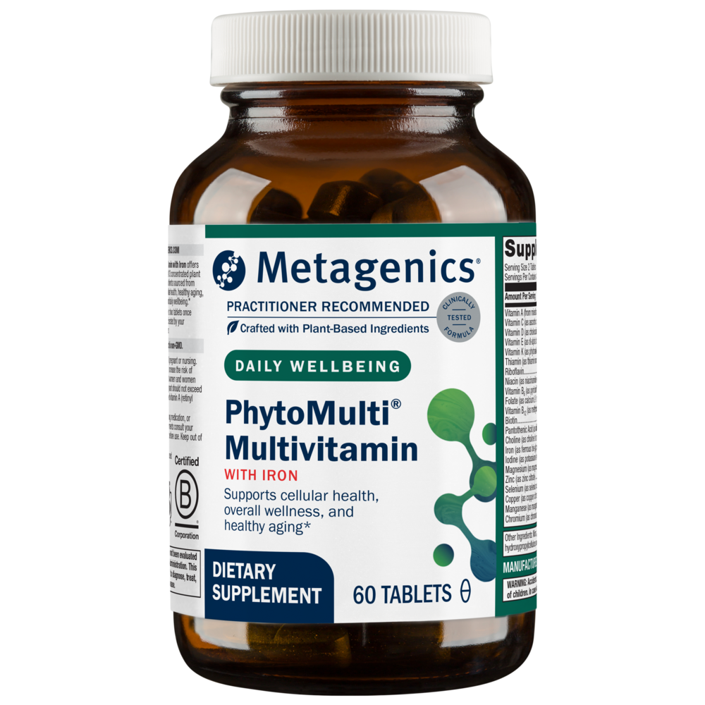 PhytoMulti® with Iron, 60 Tablets , Emersons Form_Tablets tabs