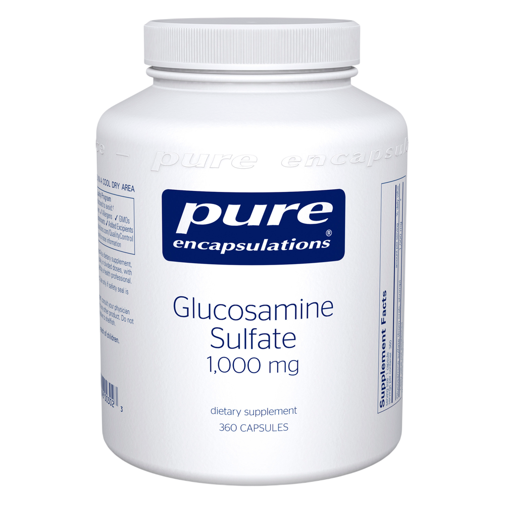 Glucosamine Sulfate, 1000 mg, 360 Capsules , Brand_Pure Encapsulations caps Emersons
