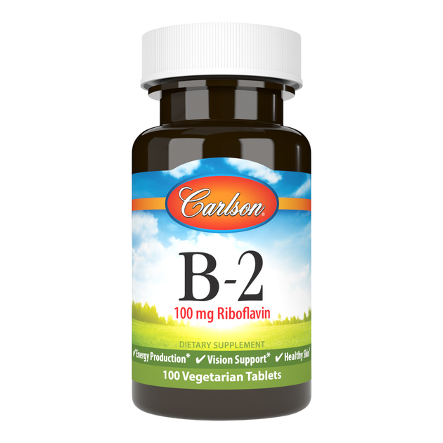 Vitamin B-2, 100 Tablets