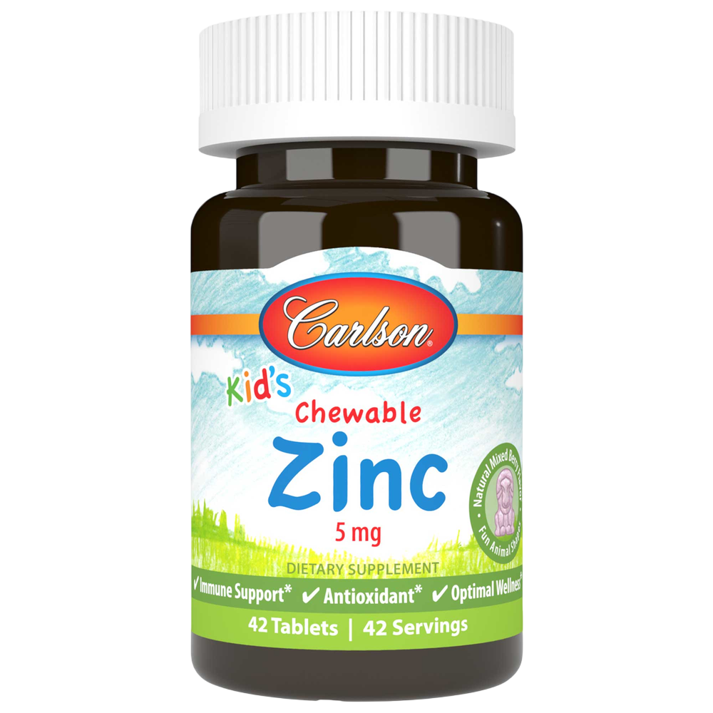 Kid's Chewable Zinc 5mg, 42 Tablets