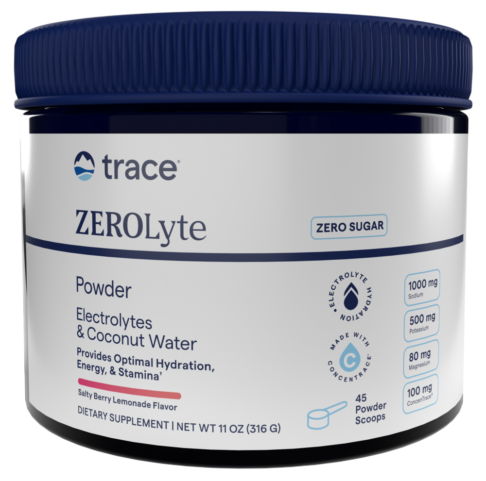 ZEROLyte Electrolytes & Coconut Water Powder, Salty Berry Lemonade, 316 g Powder