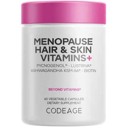 Menopause Hair & Skin Vitamins+, 60 Capsules