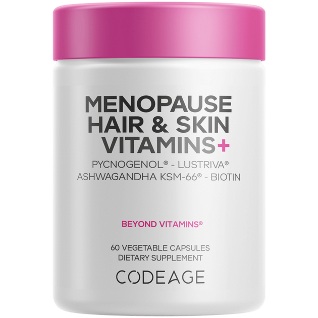 Menopause Hair & Skin Vitamins+, 60 Capsules