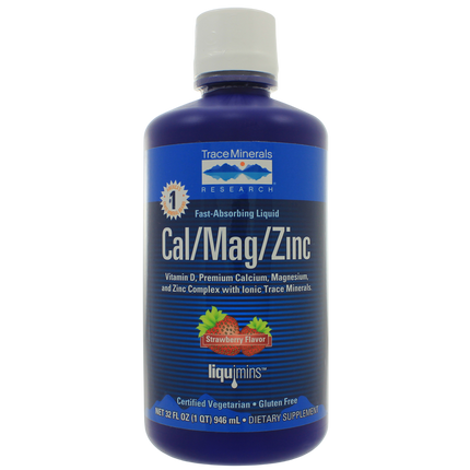 Liquid Cal/Mag/Zinc - Natural Strawberry, 946 mL Liquid