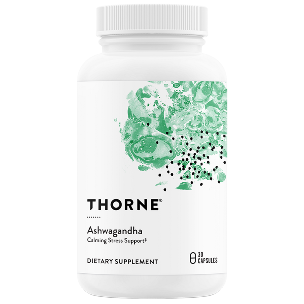 Ashwagandha, 30 Capsules , Brand_Thorne Research Form_Capsules Size_30 Capsules