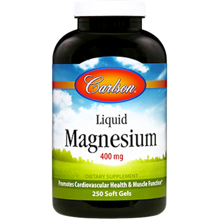 Liquid Magnesium 400mg, 250 Softgels