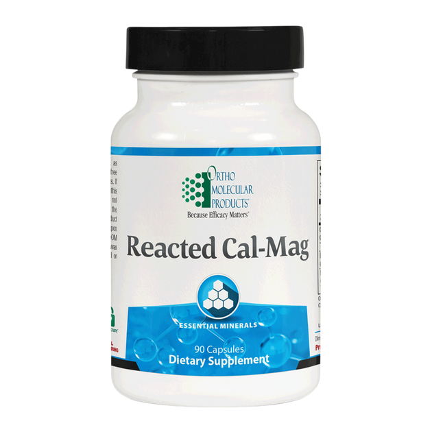 Reacted Cal-Mag, 90 capsules , Brand_Ortho Molecular caps Form_Capsules Requires Consultation Size_90 Caps