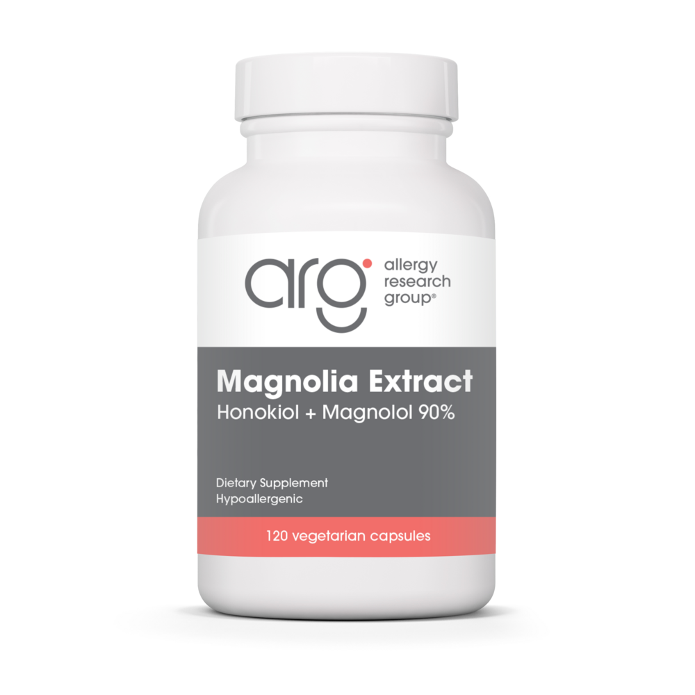 Allergy Research Group Magnolia Extract Honokiol + Magnolol - front of bottle