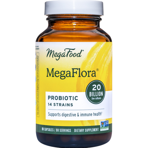 MegaFlora® Probiotic, 90 Capsules , Form_Capsules