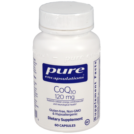 CoQ10 120mg, 60 Capsules , Brand_Pure Encapsulations Form_Capsules Requires Consultation Size_60 Capsules