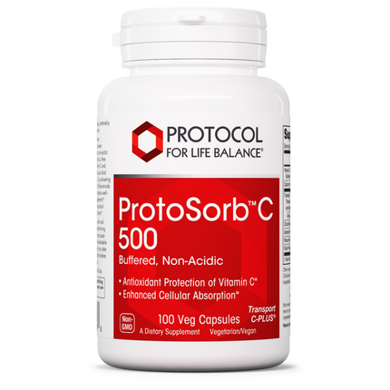 ProtoSorb C 500, 100 Capsules , Brand_Protocol for Life Balance capsules Form_Capsules Requires Consultation Size_100 Capsules