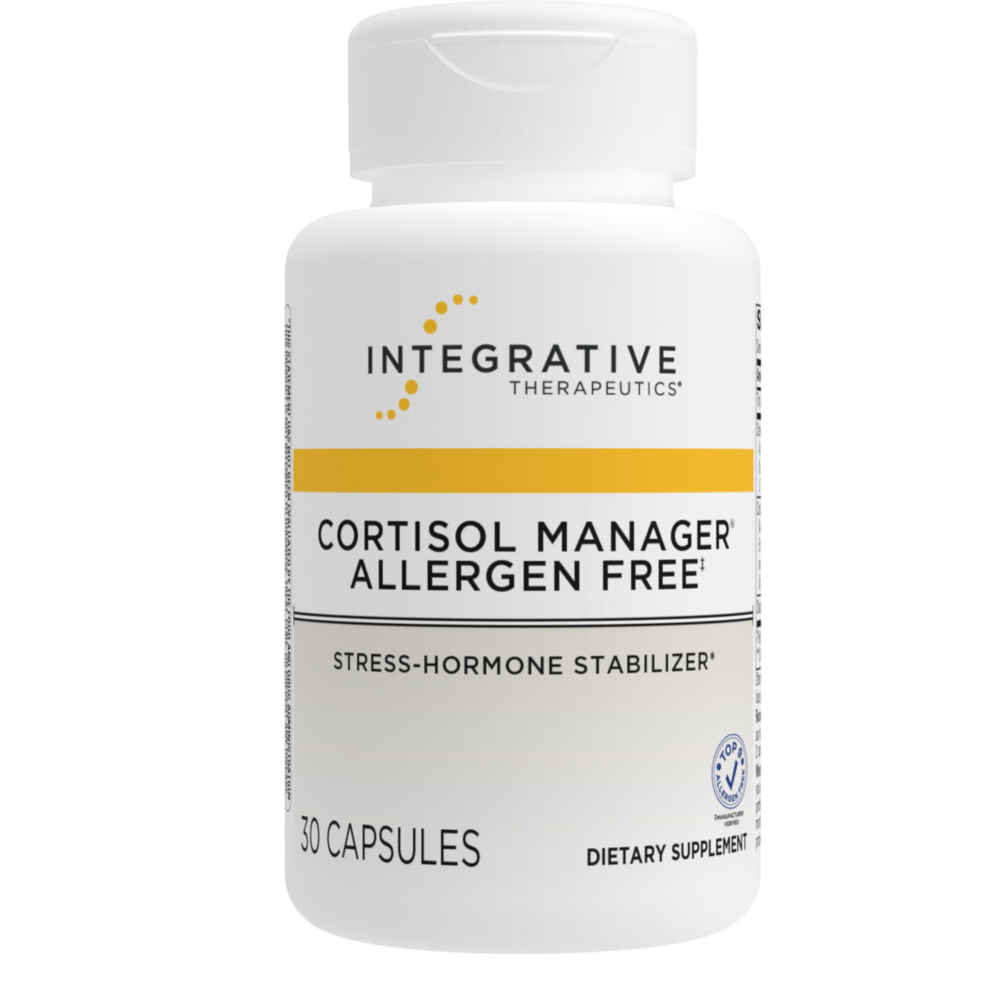 Cortisol Manager® Allergen Free, 30 Capsules