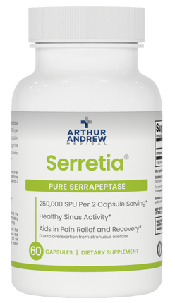 Arthur Andrew Medical Serretia - Pure Serrapeptase 250,000 SPU - front