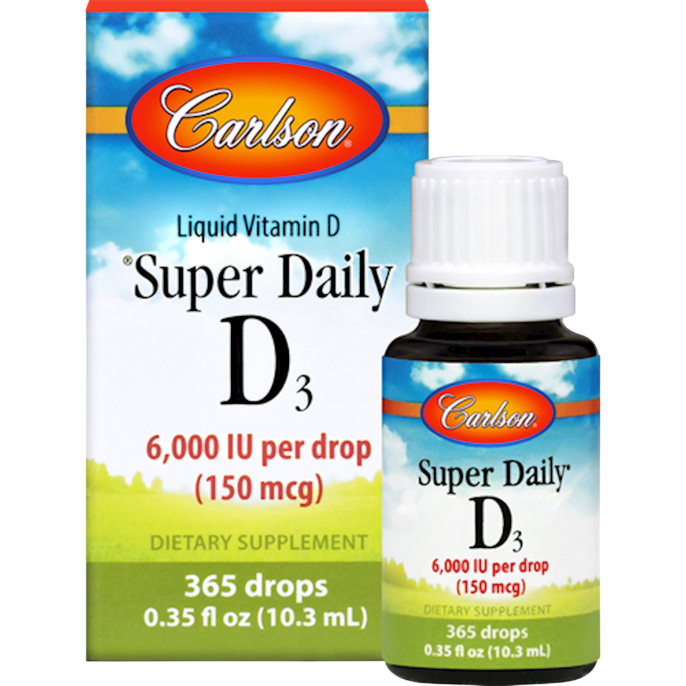 Super Daily D3 6000 IU, 10.3 mL Liquid