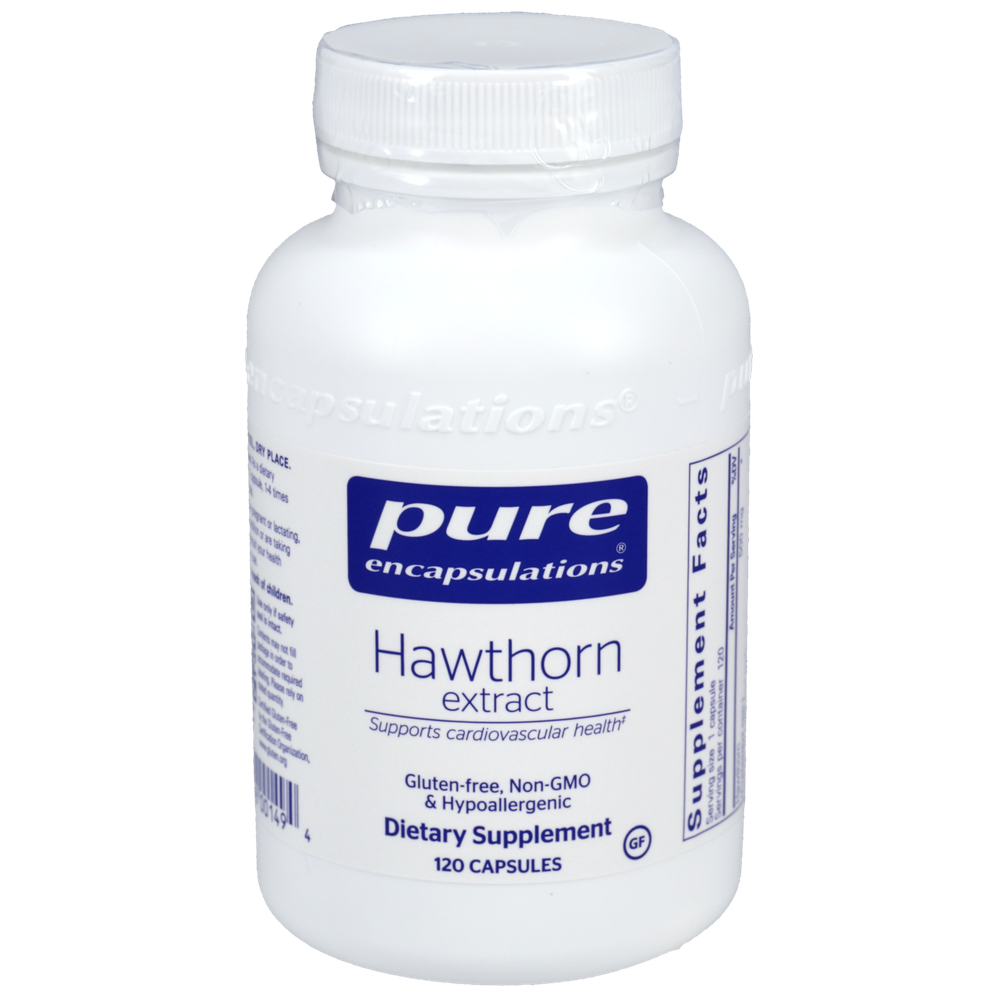 Hawthorne extract, 120 Capsules , Brand_Pure Encapsulations caps Emersons